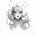 daugther name tattoo design idea