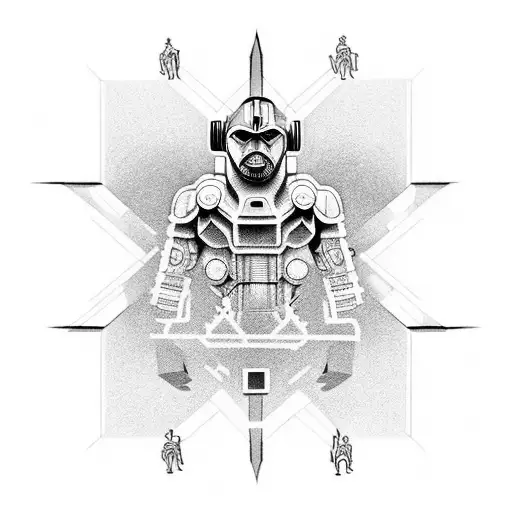 trapped in a mysterious illusion, inspired by Christopher Nolan's Prestige with text "are you watching closely?" tattoo design idea