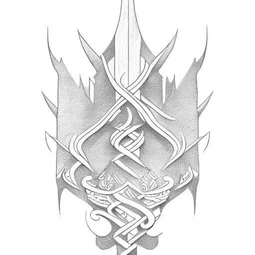 capitals sins tattoo design idea