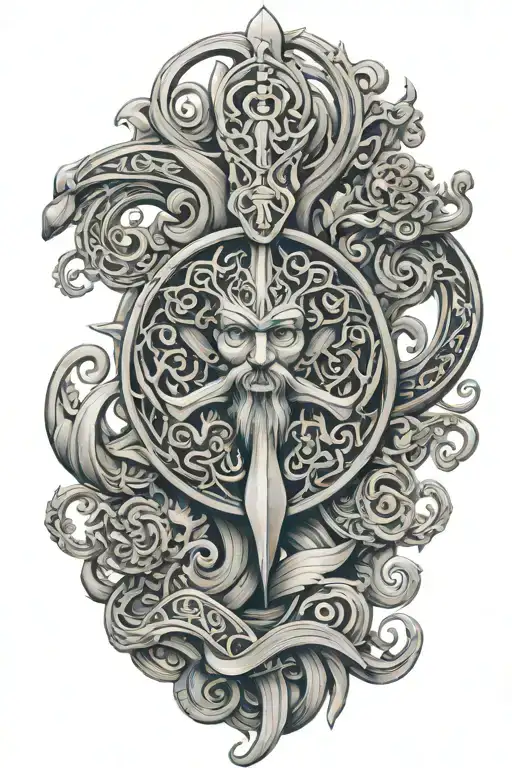 irish mythology tattoo tattoo design idea