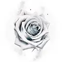 Rose, heart, dagger tattoo design idea