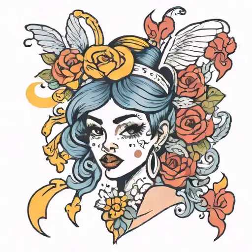 Love Fati tattoo design idea