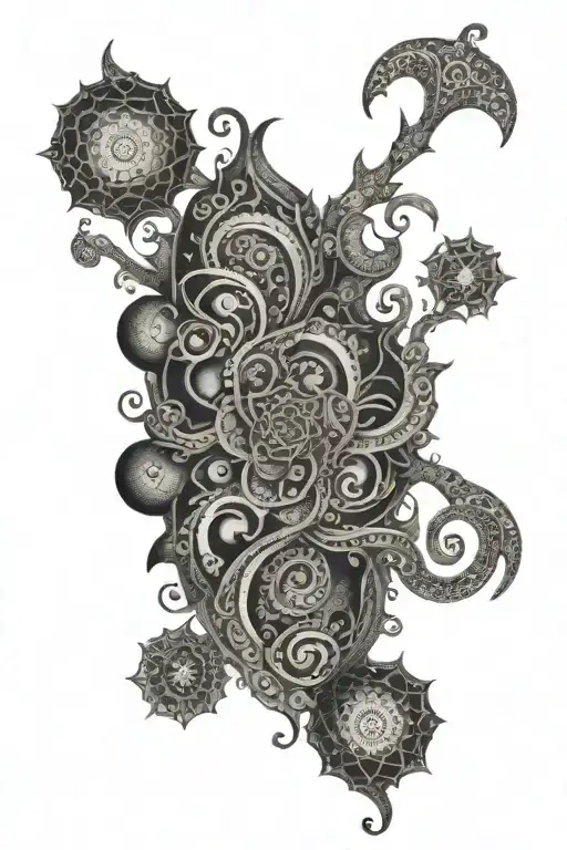 bipolar schizophrenia disorder tattoo design idea