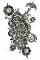 bipolar schizophrenia disorder tattoo design idea