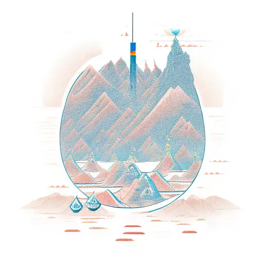 The silence of the Buryats tattoo design idea