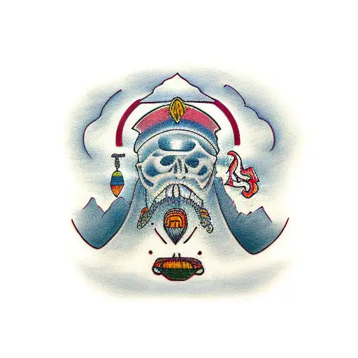 The silence of the Buryats tattoo design idea