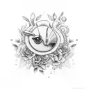 summer wine  tattoo design idea