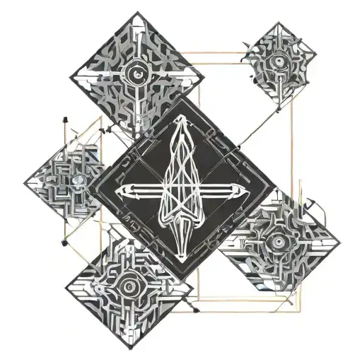 cyber sigilism tattoo design tattoo design idea