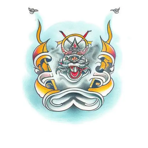 Tri hita karana balinese tattoo design idea