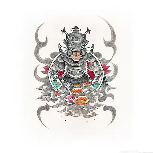 knight tattoo design idea