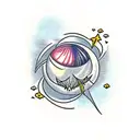 onion planet tattoo design idea