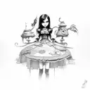 alice madness returns tattoo design idea