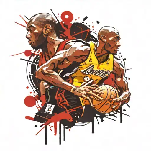 kobe bryant black mamba tattoo design idea