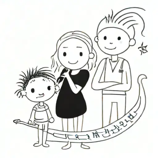 tatuaje  que incluya los nombres Luka y Adriana tattoo design idea