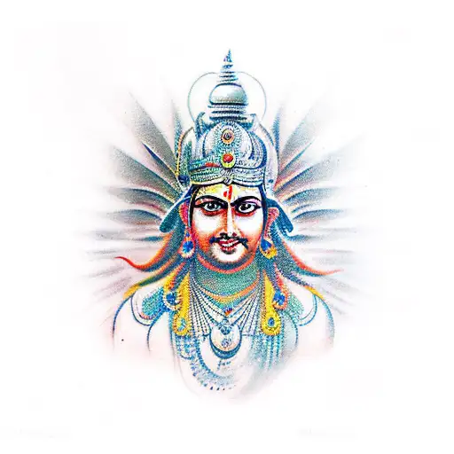 mahabharat tattoo design idea