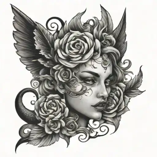 a person with good intentions when engaging online activities  tattoo design idea
