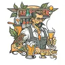 Bartender Tattoo design tattoo design idea