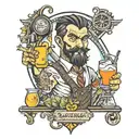 Bartender Tattoo design tattoo design idea