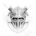 gladiator helmet  tattoo design idea