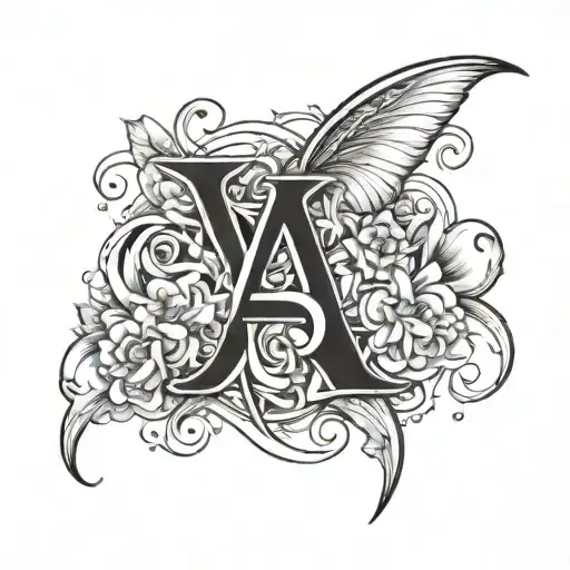 Y O L O acronym with the Y being Yhwh, O being Only, L being Love and O being others words tattoo design idea