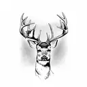 deer hunting  tattoo design idea