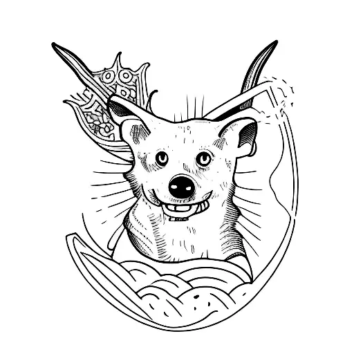 cornicello tattoo design idea