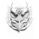 cornicello tattoo design idea