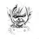 Chucky  tattoo design idea