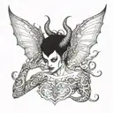 succubus tattoo tattoo design idea