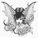 succubus tattoo tattoo design idea