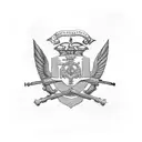 Australian Air Force badge  tattoo design idea