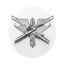 Australian Air Force badge  tattoo design idea