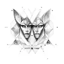 gemini tattoo design idea