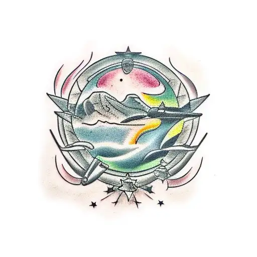 Jupiter tattoo design idea