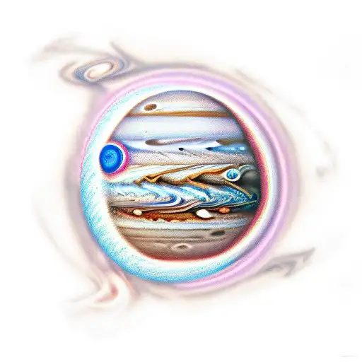 Jupiter tattoo design idea
