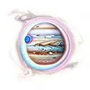 Jupiter tattoo design idea