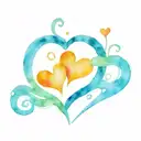 mom dad son Haitian love heart tattoo design idea