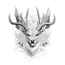 Buck tattoo design idea