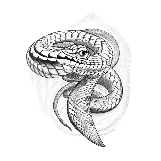draw cobra snake with two heads and  small wings tattoo design outline without shades. for shoulder tattoo design idea