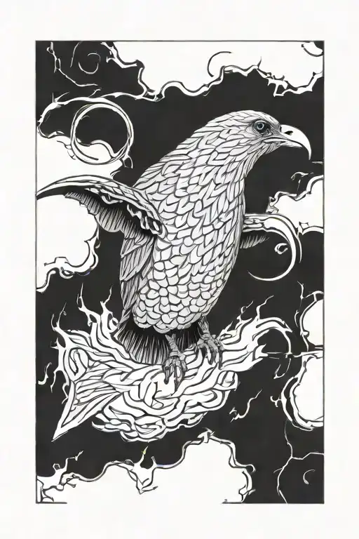 naz-gull witchking lord of the rings tattoo design idea