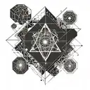 science fiction tattoo design idea