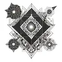 science fiction tattoo design idea