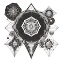 science fiction tattoo design idea