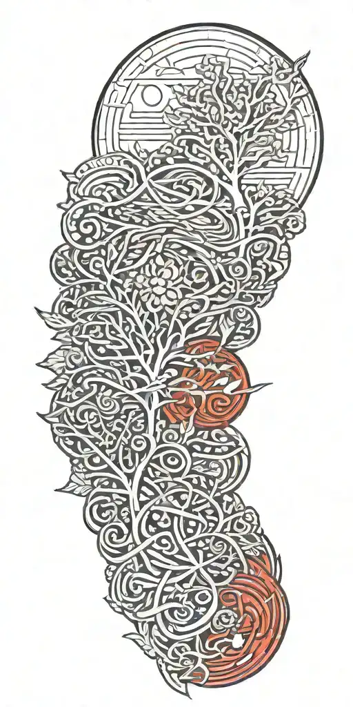 Red rising tattoo design idea