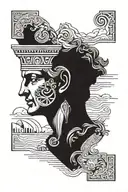 ancient Greece tattoo design idea