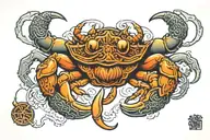 viking crab tattoo tattoo design idea
