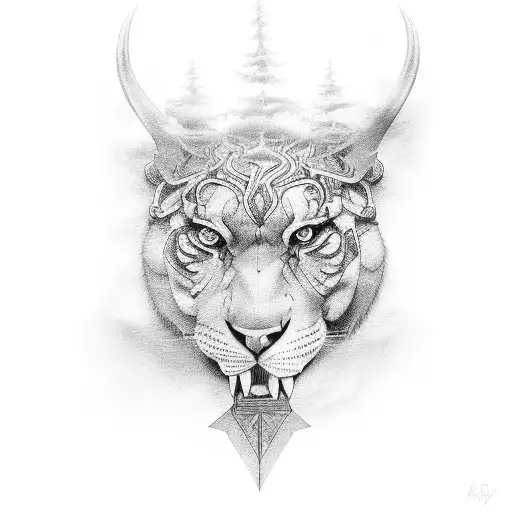  stern tattoo design idea