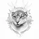 russische stern tattoo design idea