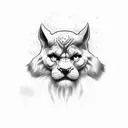 russische stern tattoo design idea