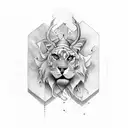  stern tattoo design idea